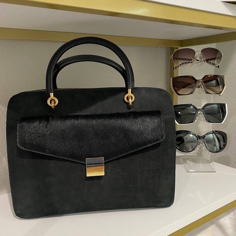 Ted Baker - Calf Hair Leather Handbag